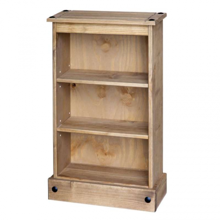 Corona low narrow bookcase